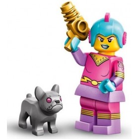 LEGO CMF Seri 26 71046 No:4 Female Retro Space Hero 